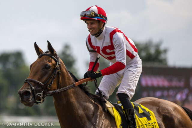 MGSW Ways and Means will make her seasonal debut in the Grade I Derby City Distaff Stakes tomorrow at @churchilldowns on the @kentuckyderby undercard.  The Chad Brown trainee won two graded stakes in New York last year.

Shot for the @saratoga_special 

© Samantha Decker.  All rights reserved.  Permission must be obtained for reuse.
.
.
.
.
.
#iloveny #ilovenewyork #upstateny #upstatenewyork #thisisuspstate #newyorkonly #newyorksbackyard #saratogacounty #ilovesaratoga #saratoga #saratogasprings #saratogaspringsny #discoversaratoga #canon #canonphotography #teamcanon #horsesofinstagram #thoroughbredsofinstagram #saratogaracetrack #saratogaracecourse