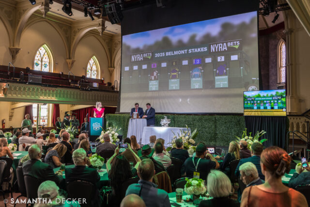 The field is set for the 157th @belmontstakes!  Here are some photos I took at the post position draw at @uph_saratoga earlier today.

Shot for the @saratoga_special 

© Samantha Decker.  All rights reserved.  Permission must be obtained for reuse.
.
.
.
.
.
#iloveny #ilovenewyork #upstateny #upstatenewyork #thisisuspstate #newyorkonly #newyorksbackyard #saratogacounty #ilovesaratoga #saratoga #saratogasprings #saratogaspringsny #discoversaratoga #canon #canonphotography #teamcanon #belmontstakes